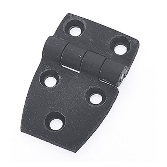 NYLON Hinge, black. Thickness 4 mm. Dim 57 x 35 mm