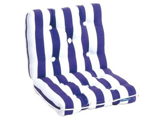 TALAMEX Kapok Cushion Blue/White Striped Double