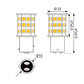S-LED 30 10-30V Bay15D Staggered Pin White 3.2W