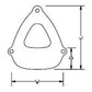 ANCHOR Marine Step Fender (53 x 43 x 18cm) - Black