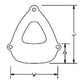 ANCHOR Marine Step Fender (53 x 43 x 18cm) - White
