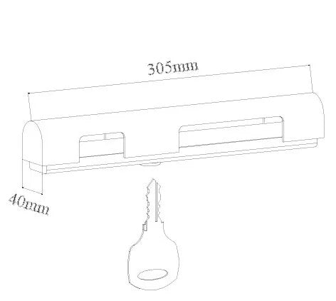 STAINLESS Steel Outboard Motor Lock