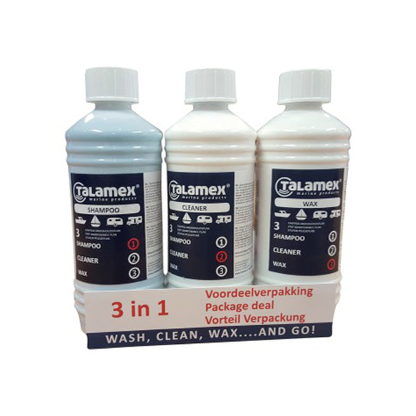 TALAMEX 3 IN 1 Shampoo Cleaner & Wax Kit