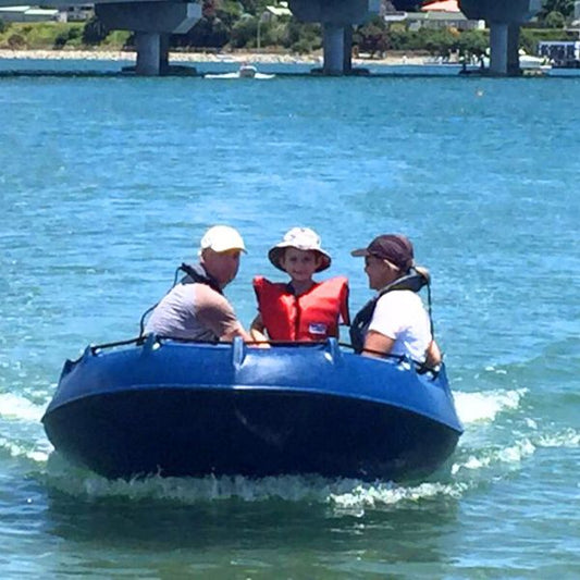 Whaly 310 Marine Blue + Mercury F8MH