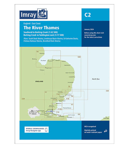 IMRAY Chart - C2: The River Thames (YOT0090)
