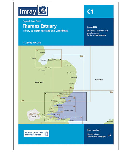 IMRAY Chart - C1: Thames Estuary (YOT0080)
