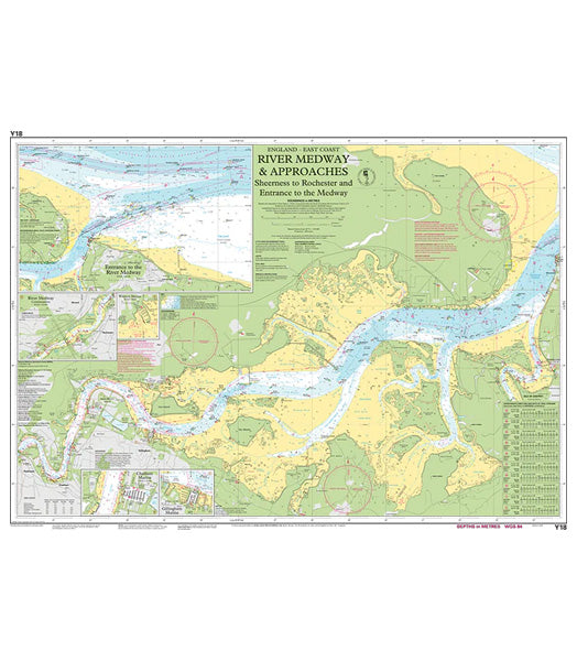 IMRAY Chart - Y18: The River Medway & Approaches (YOT0768)