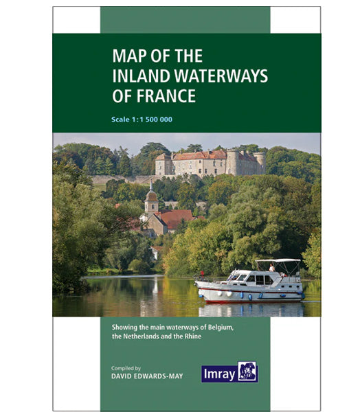 Imray Map of the Inland Waterways of France