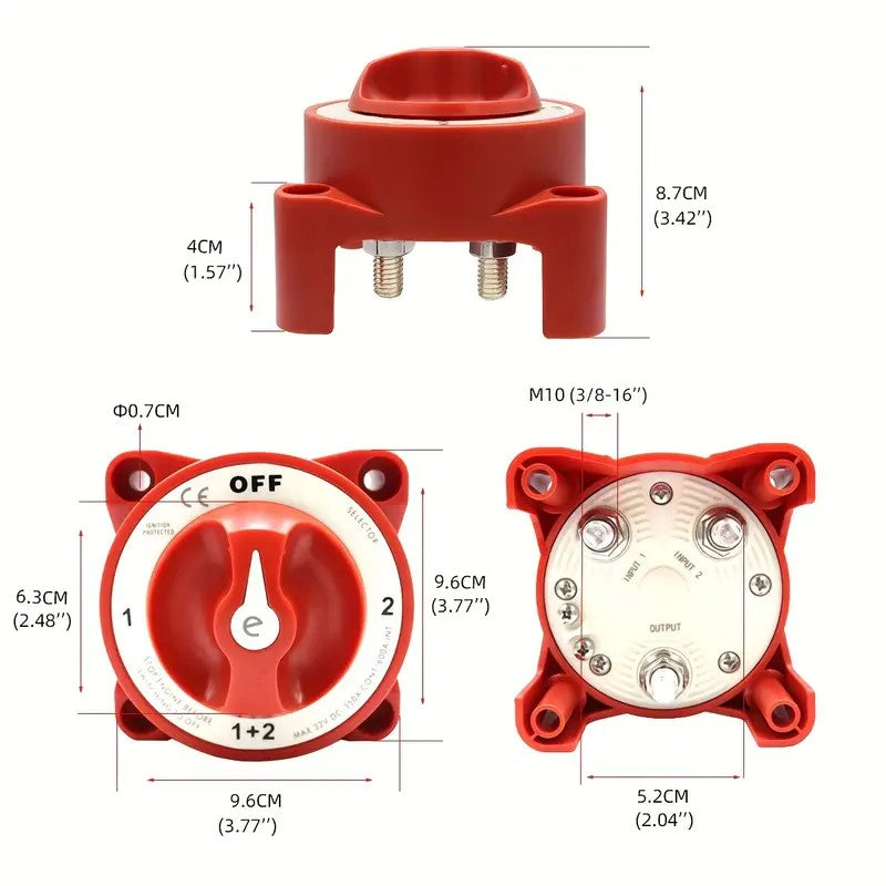 1, 2 or Both and off switch