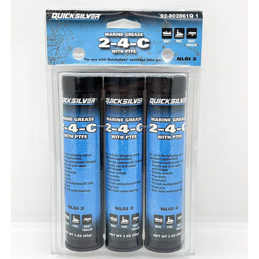 QUICKSILVER 2-4-C Marine Lubricant Cartridge 85g 3-pcs