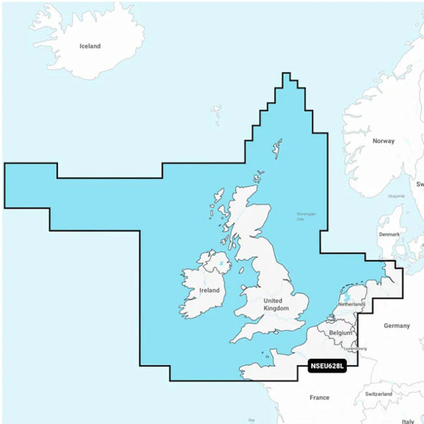 GARMIN Navionics UK, Ireland & Holland - Marine Charts SD Card