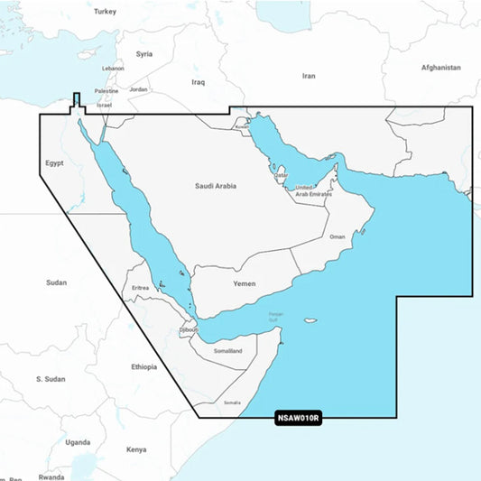 Garmin Navionics The Gulf & Red Sea - Marine Charts - SD Card