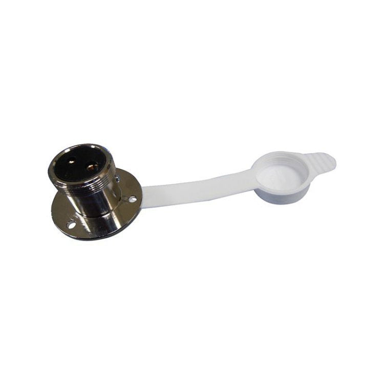 TALAMEX Chrome Plated Brass Socket 3A - 2 Pin