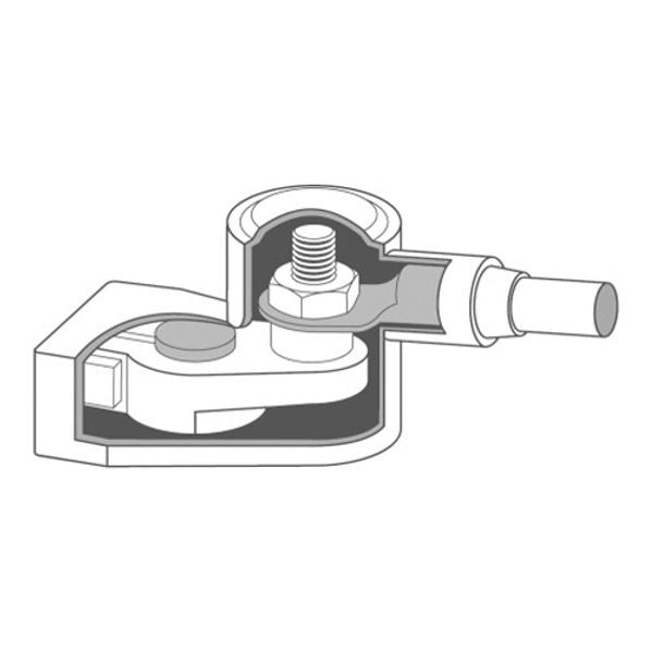 Standard Battery Rotating Plastic Cable Caps