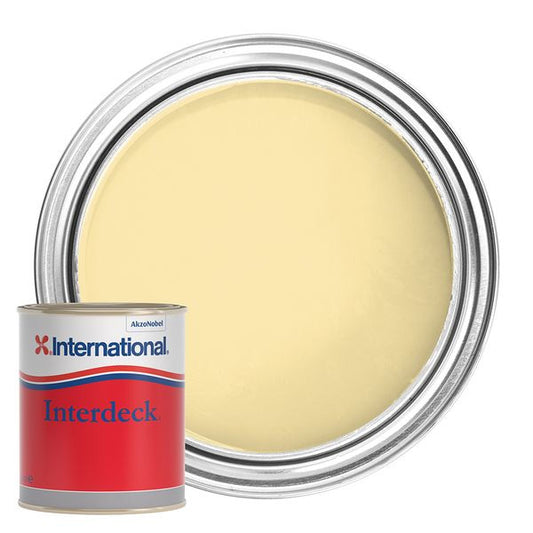 International Interdeck Slip Resistant Deck Paint 750ml Cream