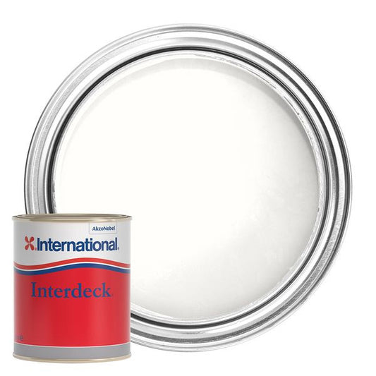 International Interdeck Slip Resistant Deck Paint 750ml White