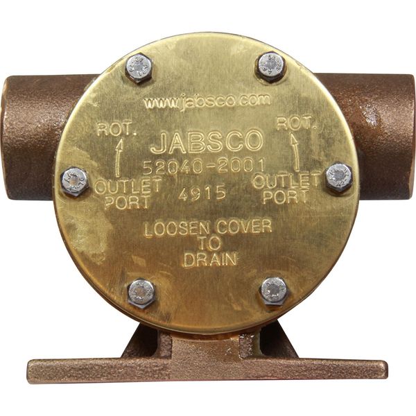 JABSCO 52040-2001 Foot Mounted Engine Cooling Pump