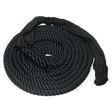 KINGFISHER Dockline Pre-Spliced 3 Strand Mooring Line Rope 10mm x 10m Black