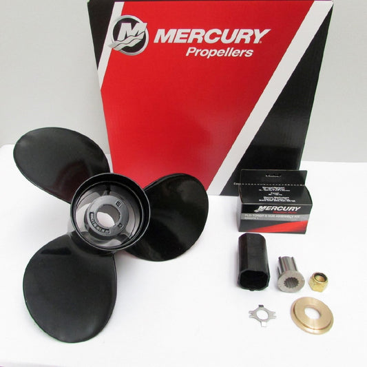BLACK Max Propeller 25CT-60Hp. 10.6 X 12RH AL 3 Blade.