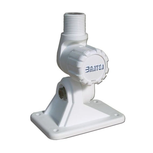 White Nylon Base - Four Way Ratchet Mount
