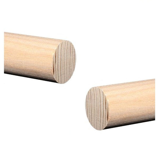 Wooden Barge Pole 45mm OD x 3.5m Ash