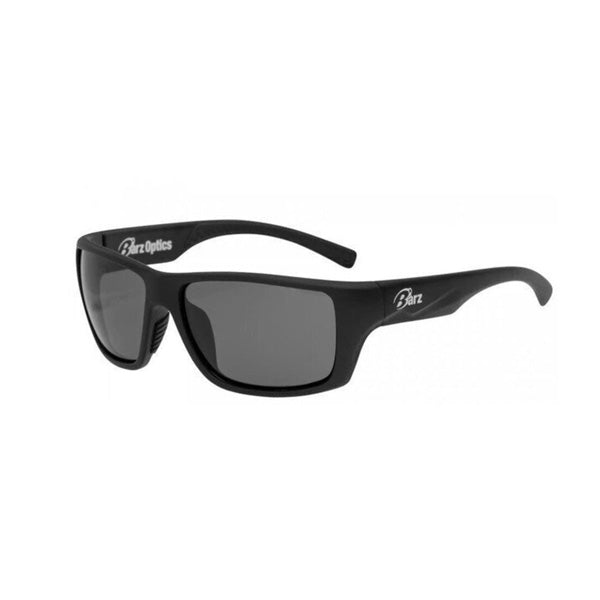 BARZ Optics Coolie Acetate Polarised Sunglasses - Matt Black/Grey