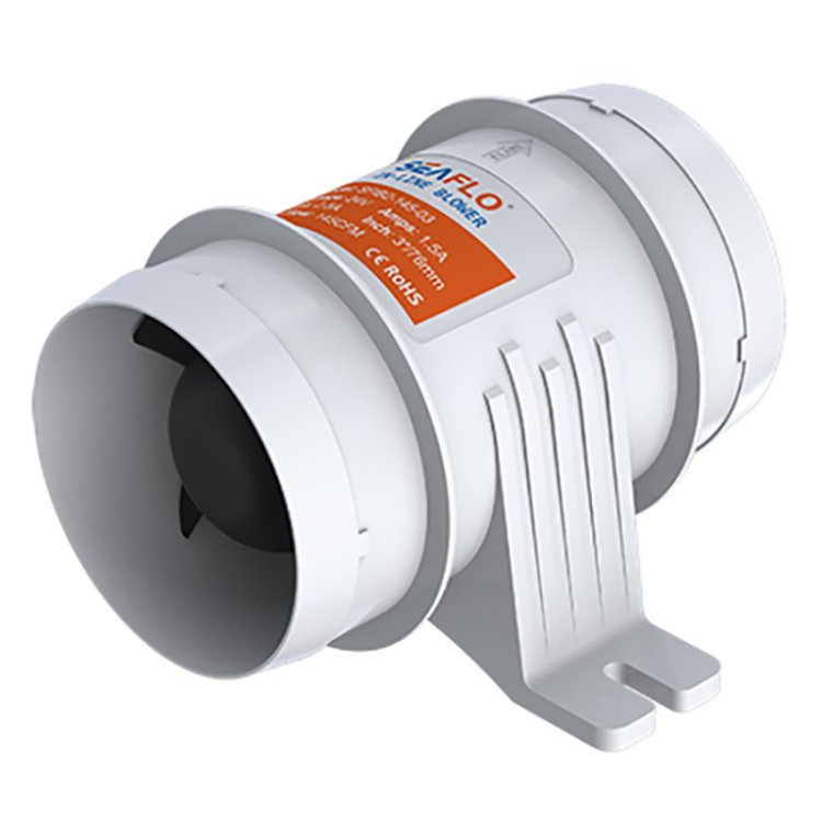SEAFLO In-Line Blowers - 04 Series (4 in ) - 24 V