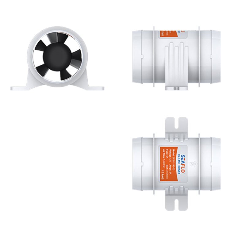 SEAFLO In-Line Blowers - 03 Series (3 in ) - 12V